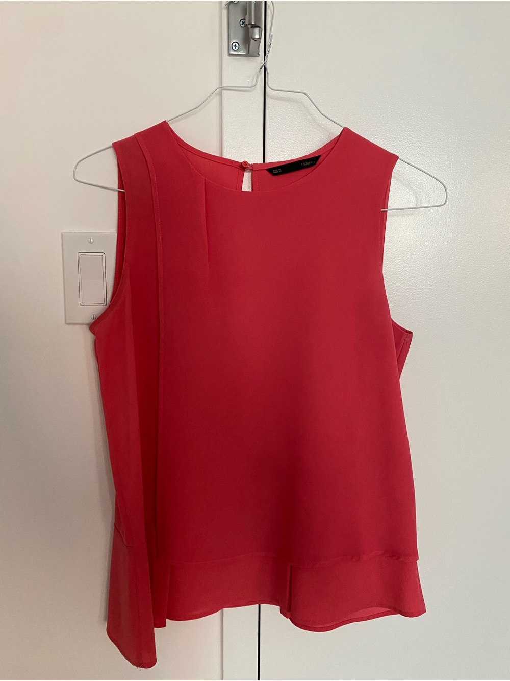 SFERRA Coral Pink Sleeveless Shell Top